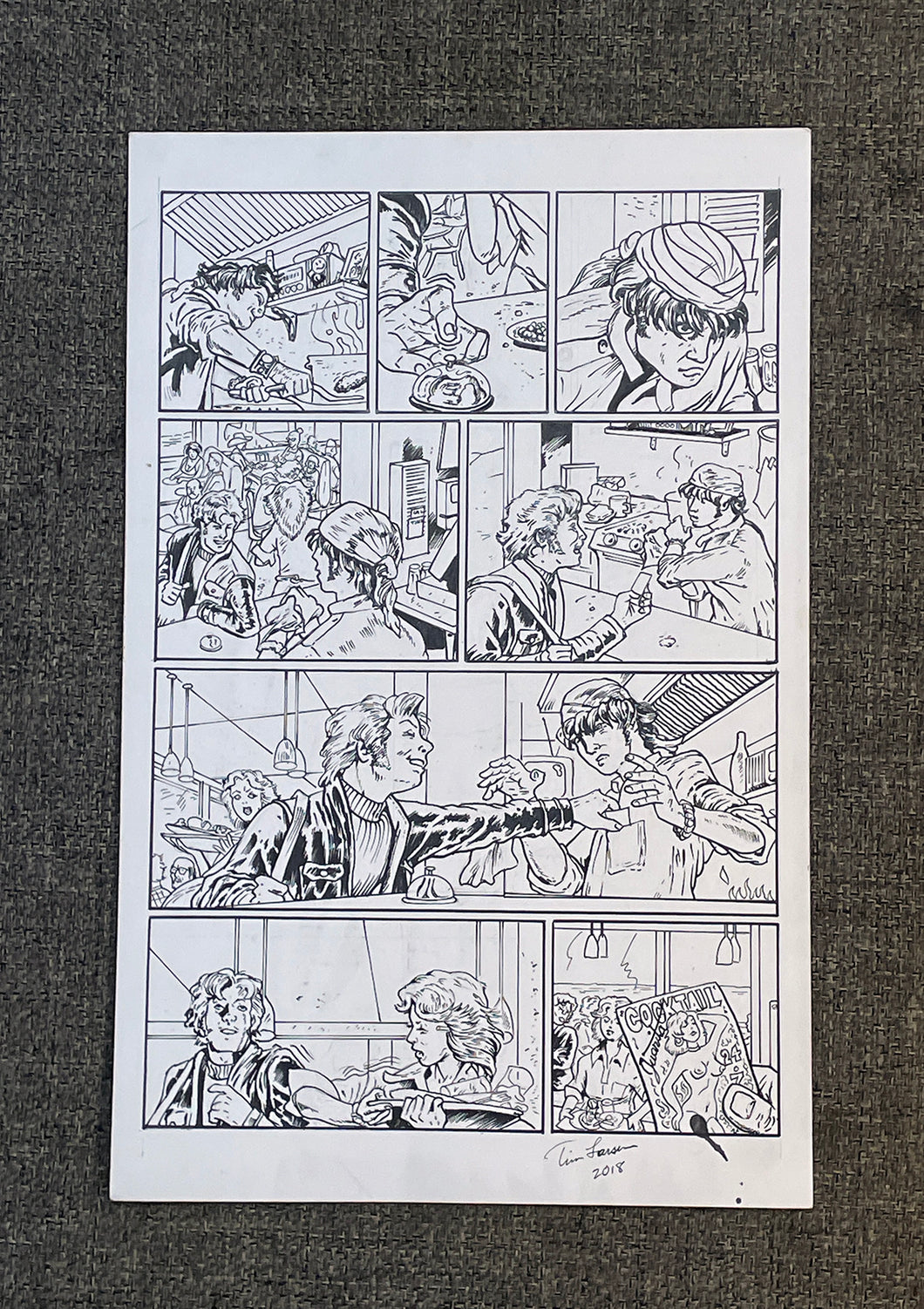 Original art: Mayfield Eight Part One, page 10