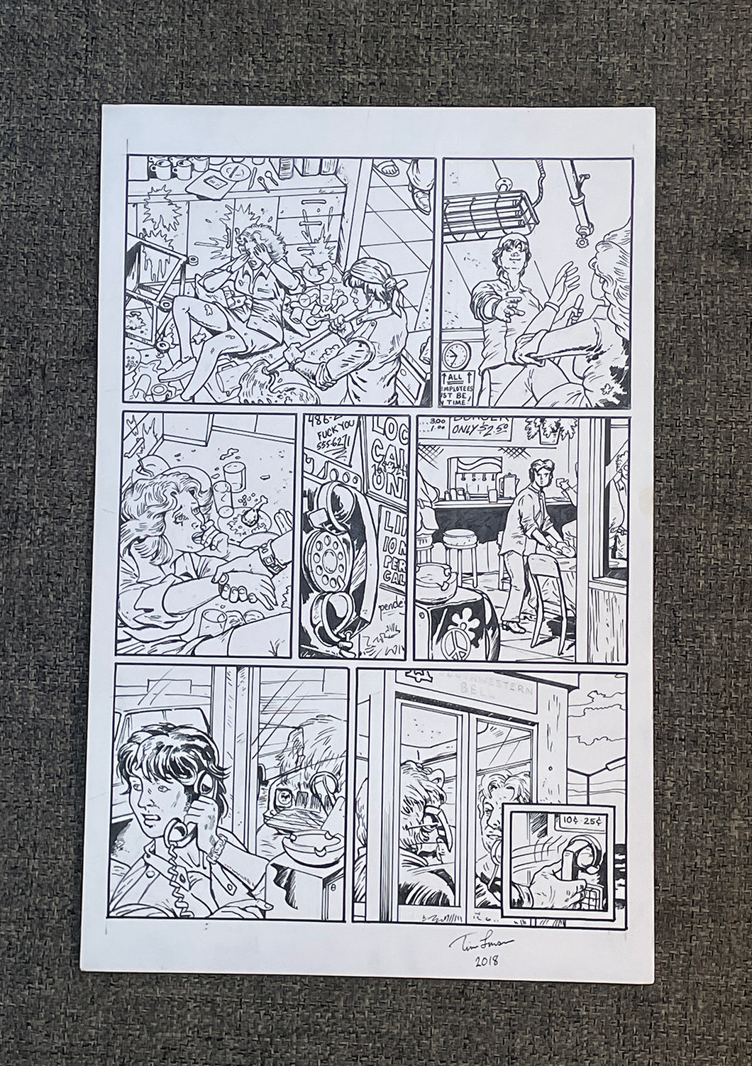 Original art: Mayfield Eight Part One, page 13