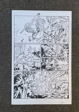 Original art: Mayfield Eight Part Two, page 15 (plus extra card)