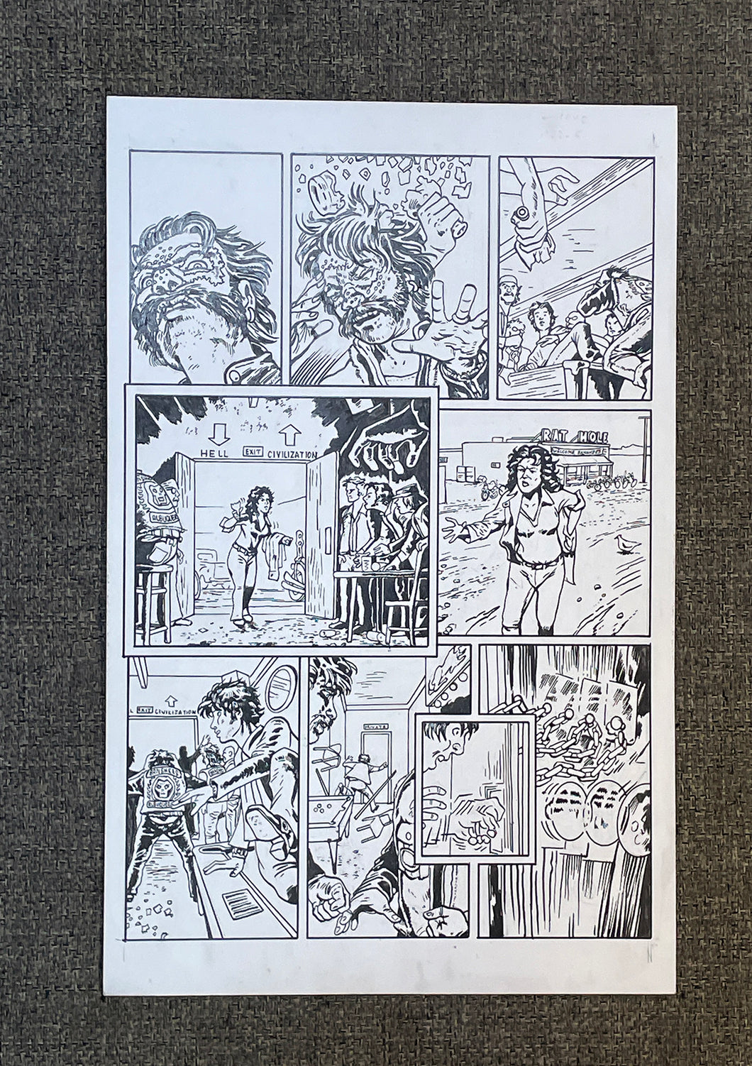 Original art: Mayfield Eight Part Two, page 17