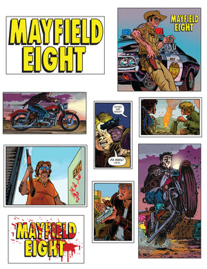 Mayfield Eight Supporting Characters sticker sheet