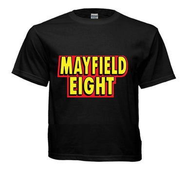 Black t-shirt Mayfield Eight logo